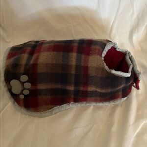 Zack and Zoey blanket coat for dogs size small reversable
